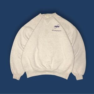 Vintage soffe smoke gray Streetwear crewneck